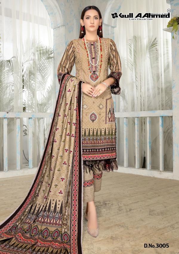Gull AAhmed Minhal Vol 3  Lawn Cotton Dress Material Collection